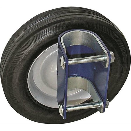 CLASSIC ACCESSORIES 378034 Gate Wheel, for Use with 1.62 - 2 in. OD Round Tube Gates, 8 in., Blue VE2629684